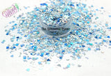 SILVERY MOON -Glitter Mix Super cute Super Fun Loose Glitter for Nail art Hair Face Body Tumblers Craft supply Resin supply Freshie Glitter