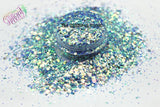 BEACH TIME- Blue Glitter mix Loose glitter for nail art, face, body, hair, tumblers, craft supply, resin supply, freshie glitter
