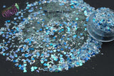 SILVERY MOON -Glitter Mix Super cute Super Fun Loose Glitter for Nail art Hair Face Body Tumblers Craft supply Resin supply Freshie Glitter