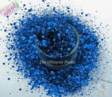 INKY ABYSS dark blue semi matte Glitter Mix Fun Loose Glitter for Nail art Hair Face Body Tumblers Craft supply Resin supply Freshie Glitter