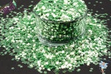 MINTY MELON color shifting 3mm star shaped Glitter Fun Loose Glitter 4 Nail art Hair Face Body Tumblers Craft & Resin supply Freshie Glitter