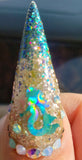 Mermaid Shape Glitter 13mm - Ocean Tide ( holographic )