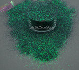 GREEN QUARTZ COLORED Pixie Dust (extra fine glitter).