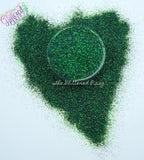 GREEN QUARTZ COLORED Pixie Dust (extra fine glitter).