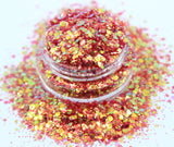 Strawberry Mango - Size chunky mix Glitter - SUMMER FANTASY COLLECTION