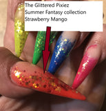 Strawberry Mango - Size chunky mix Glitter - SUMMER FANTASY COLLECTION