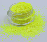 Electrified Banana - Neon Yellow 1 mm hexagon