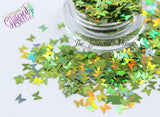 ALI GATOR HOLO 3mm BUTTERFLy glitter
