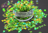 ALI GATOR HOLO 3mm BUTTERFLy glitter