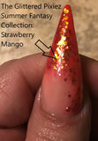 Strawberry Mango - Size chunky mix Glitter - SUMMER FANTASY COLLECTION