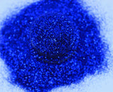 Pixie Dust (Fine Glitter powder): Color- Sapphire Sparks Glitter