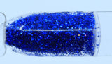 Pixie Dust (Fine Glitter powder): Color- Sapphire Sparks Glitter