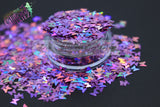 Butterfly Utopia Collection: Punkie Holographic 3mm butterfly glitter.