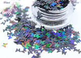 Midnight Holographic 3mm Butterfly Glitter -Back to Nature