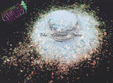Opal Flakes (iridescent color shift) shard Glitter - Crushed Gems Collection