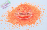 ORANGE POP - Matte Neon Orange glitter MIX!