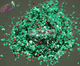 Crushed Bloodstone shard Glitter mix- Crushed Gems Collection