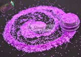 SPUNKS - Neon Purple! 1 mm glitter