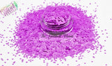 SPUNKS - Neon Purple! 1.5 mm hexagon glitter
