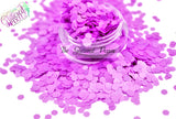 SPUNKS - Neon Purple! 2.5 mm hexagon