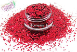 RUBY SLIPPER  1mm hexagon shape glitter - Heavy Metallics collection