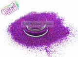 GRAPE NERDZ (holographic) Pixie Dust (extra Fine Glitter powder):