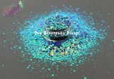 WHIMSICAL - Chunky Mix Glitter - Aurora Australis (shifting) collection -