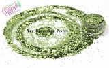 SPANISH MOSS 1mm hexagon glitter - Heavy Metallics collection