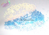 FROSTBITE - 1mm hexagon Glitter - Aurora Australis (shifting) collection