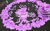 SPUNKS - Neon Purple! 2.5 mm hexagon