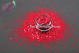 RUBY SLIPPER  1mm hexagon shape glitter - Heavy Metallics collection