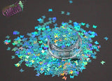 SEA BREEZE 3mm Butterfly Glitter.