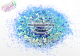 OCEAN LIGHTS - 1mm hexagon Glitter - SUMMER FANTASY COLLECTION