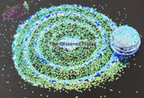OCEAN LIGHTS - 1mm hexagon Glitter - SUMMER FANTASY COLLECTION