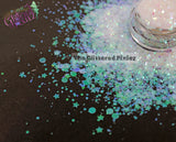 ANGELS BREATH Glitter Mix -Soft Sweet Fun Loose Glitter for Nail art Hair Face Body Tumblers Craft supply Resin supply Freshie Glitter