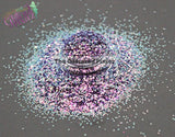 Optical Illusion: (Color Shifting glitter)  ACES HIGH .6mm Glitter.