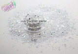 SNOW ANGEL glitter mix- Pixie Glitz Collection
