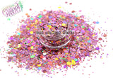 PINK CADILLAC glitter mix- Pixie Glitz Collection