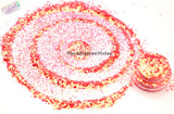 PINK PEACH PASSION - 1mm hex glitter- Summer fantasy Collection