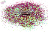 PLUM TUCKERED OUT 1MM glitter - Aurora Australis collection-