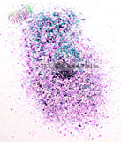 FIAMETTA chunky mix Glitter - Optical Illusion(Color Shifting glitter) Collection