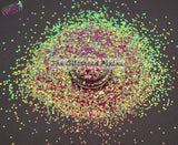 PLUM TUCKERED OUT 1MM glitter - Aurora Australis collection-