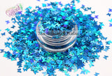 SKY’S THE LIMIT- blue holographic 3mm butterfly glitter- Back to Nature