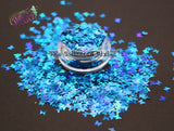 SKY’S THE LIMIT- blue holographic 3mm butterfly glitter- Back to Nature