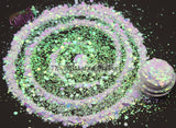 HYPATIA  chunky glitter mix - Aurora Australis (shifting) collection