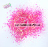 DRAGON FRUIT SMOOTHIE -Ring (hollow dot) glitter mix!