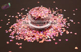 CURVED HEART glitter in Holographic Puppet - Pixie Shapes!