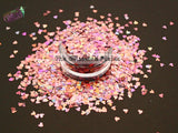 CURVED HEART glitter in Holographic Puppet - Pixie Shapes!