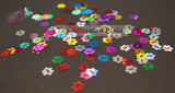 POOCH PLEASE - Multi color Holographic Paw print Glitter- Pixie Shapes