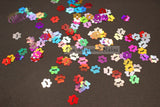 POOCH PLEASE - Multi color Holographic Paw print Glitter- Pixie Shapes